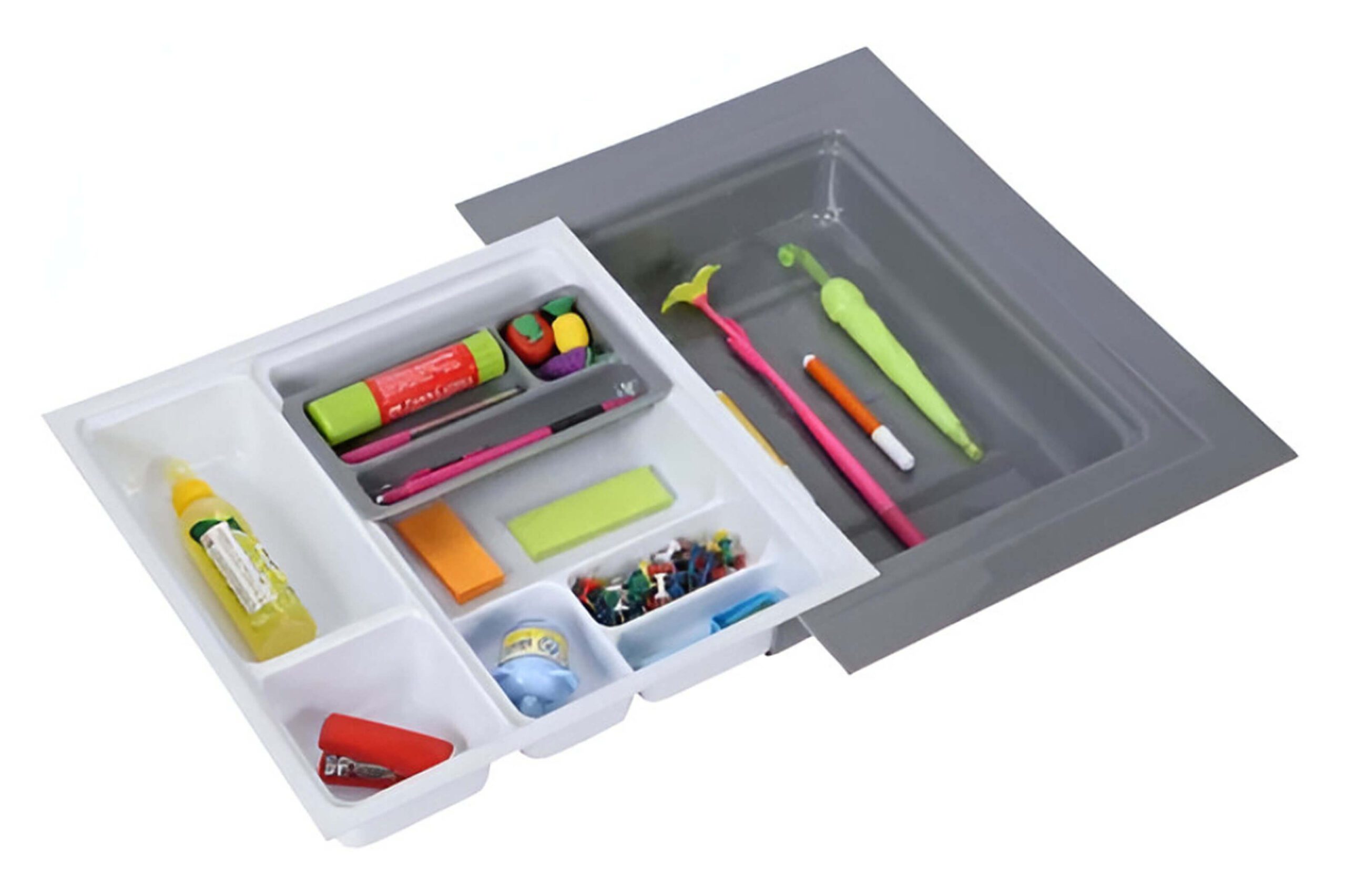 Transparent packaging trays
